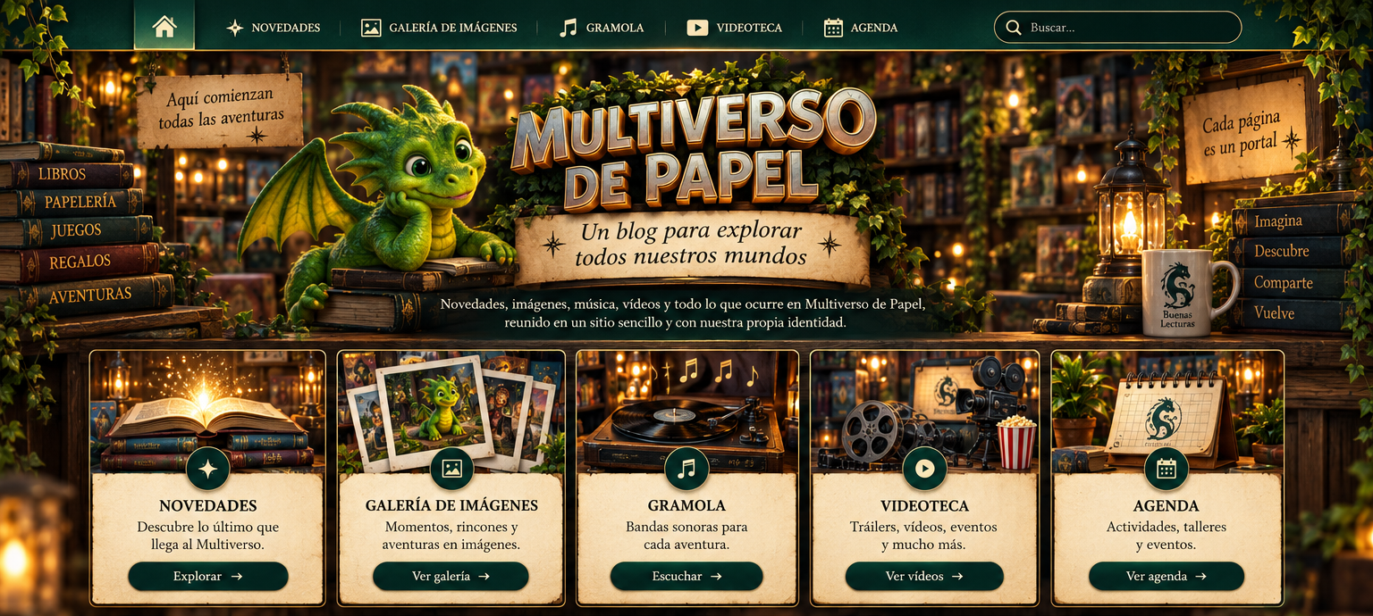 Multiverso de Papel, un blog para explorar todos nuestros mundos